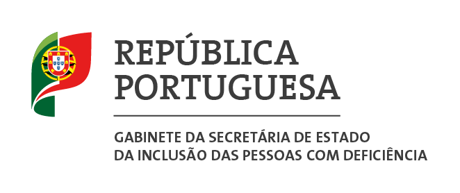 Logo da República portuguesa gabinete da secretaria de estado da pessoa com deficiência